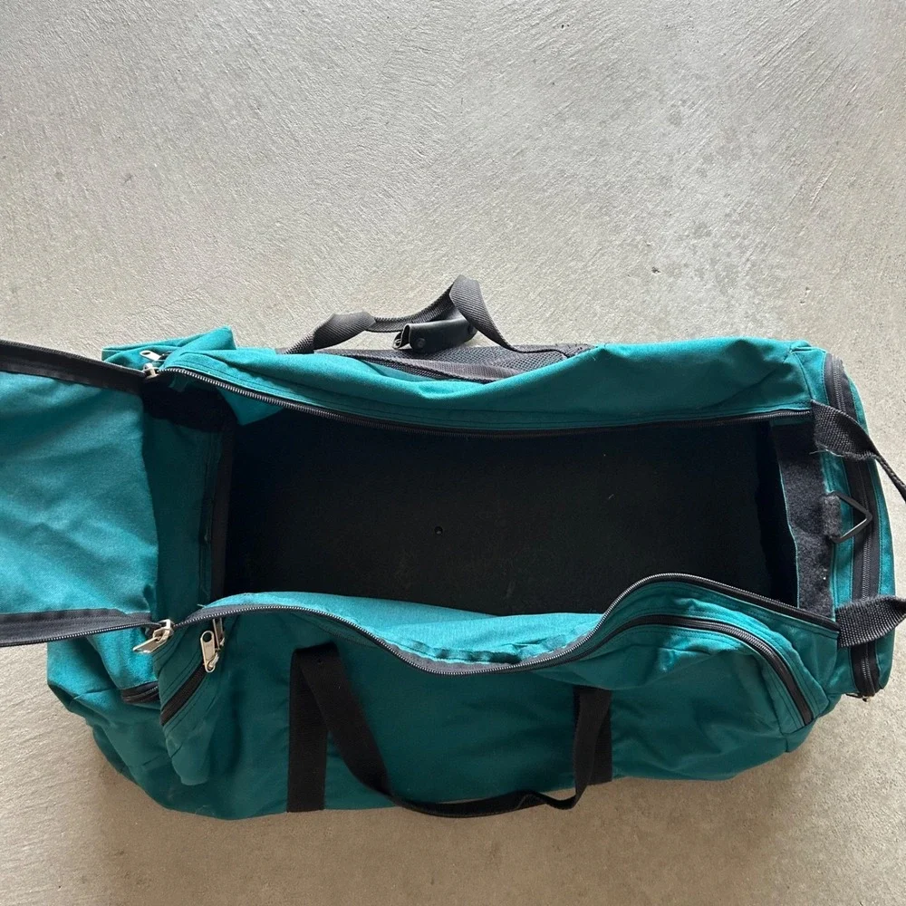 Vintage 90s LL Bean Rolling Duffle Bag Large 34